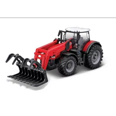 BBU traktor MasseyFerguson 8740S withGrapple 31634 Bburago