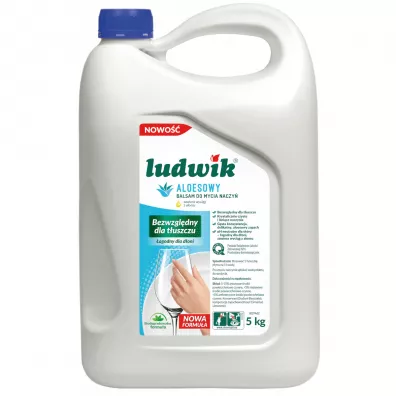 Ludwik P�yn do mycia naczy� aloesowy balsam 5 l