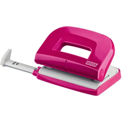 Novus Zestaw zszywacz e15+dziurkacz e210r�owy blister