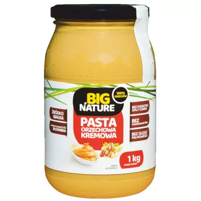 Big Nature Pasta orzechowa kremowa 1 kg