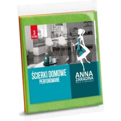 Anna Zaradna �cierki domowe perforowane 32x38 cm 3 szt.