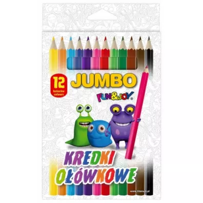 Titanum Kredki o��wkowe Jumbo 12 szt.