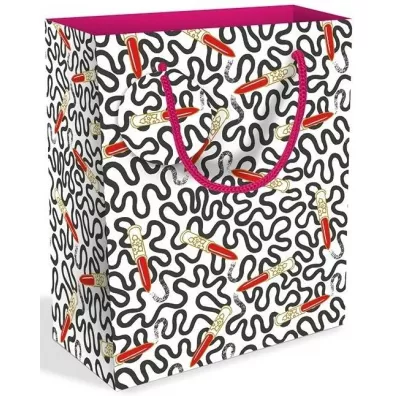 Museums & Galleries Torebka ozdobna �rednia Lipstick Wiggle