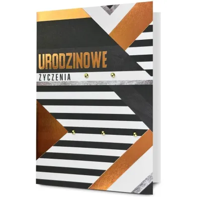 Karnet okazjonalny B6 z kopert� Urodziny M�czyzna PAN DRAGON  HM200-3456