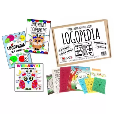 Logopedia. Zestaw edukacyjny dla dzieci - Agnieszka Wileska