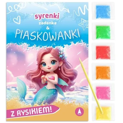 Malowanka 180X260 Syrenki. Zadanka & piaskowanki SKRZAT 079647 - Wioleta �y�owska