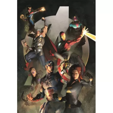 Puzzle 1000 Compact Marvel The Avengers Clementoni