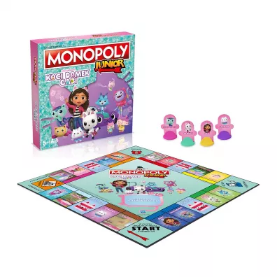Gra Monopoly Junior Koci Domek Gabi