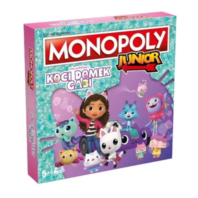 Gra Monopoly Junior Koci Domek Gabi