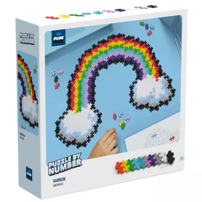 Puzzle By Numbers 500 el. T�cza Plus-Plus