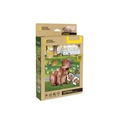 Puzzle 3D National Geographic Kapibara 56el Cubic Fun
