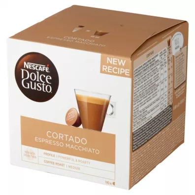 Nescafe Dolce Gusto Cortado Espresso Macchiato Kawa w kapsu�kach 16 x 6,3 g