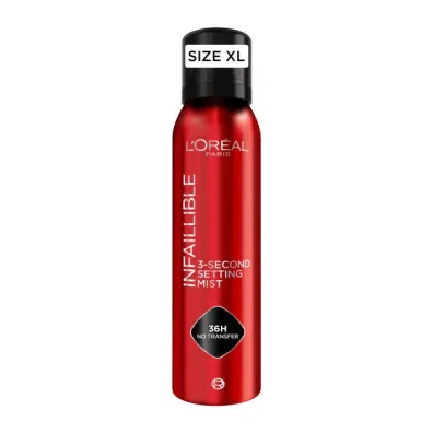 LOreal Paris Infallible 3-Second Makeup Setting Spray Mist spray utrwalaj�cy do twarzy 150 ml