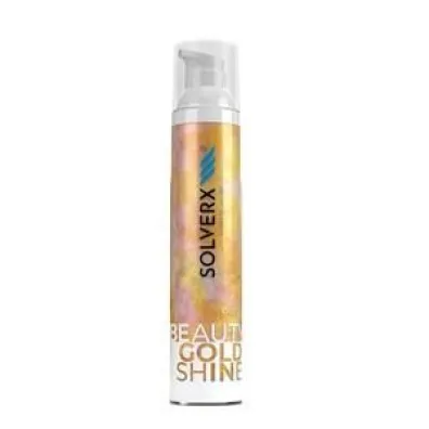 Solverx Olejek w �elu do twarzy i cia�a Beauty Gold Shine z drobinkami z�ota 100 ml