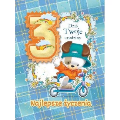 Trend Kartka okoliczno�ciowa Urodziny 3 MF03