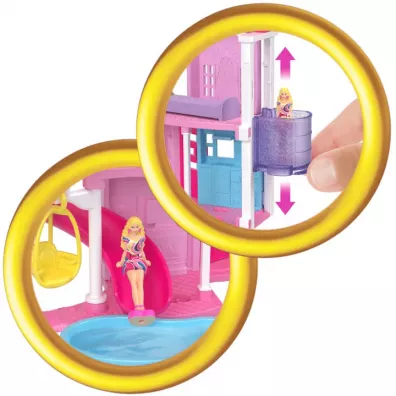 Barbie Mini BarbieLand. Domek i minilalka Mattel