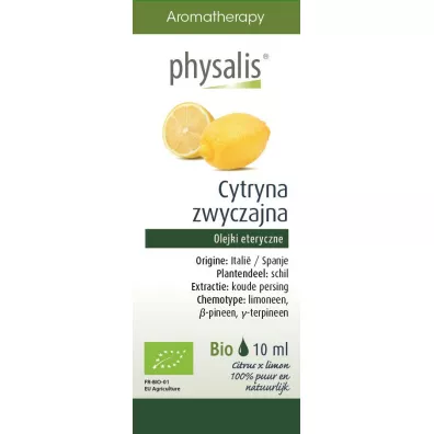 Physalis Olejek eteryczny cytryna zwyczajna Citroen 10 ml