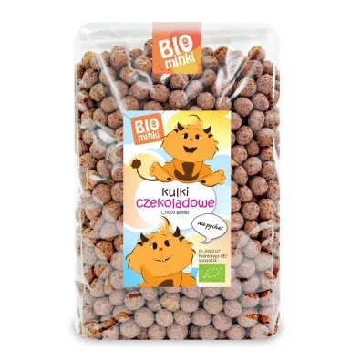 Biominki Patki niadaniowe w ksztacie kulek czekoladowych 300 g Bio