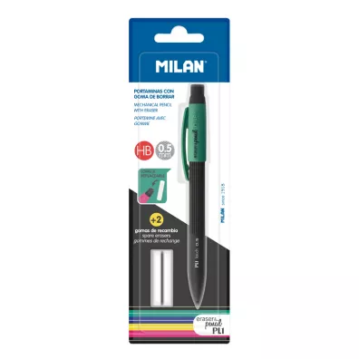 Milan O��wek mechaniczny PL1 HB + 2 gumki 0.5mm