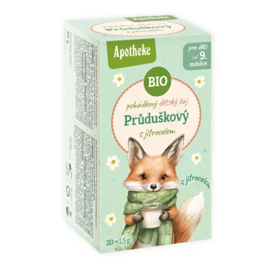 Apotheke Herbatka bajkowa dla dzieci na oskrzela z babk� lancetowat� 20 x 1,5 g Bio