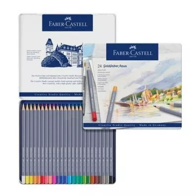 Faber-Castell Kredki akwarelowe Goldfaber 24 szt.