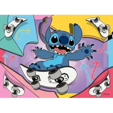 Puzzle dla dzieci 4w1 - Disney Stitch new (12+16+20+24 el.) Ravensburger