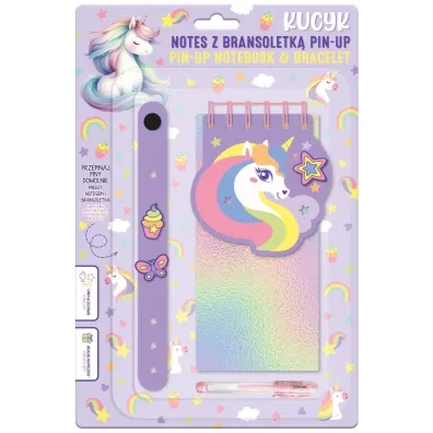 Derform Notes z bransoletk� Pin-up - Kucyk