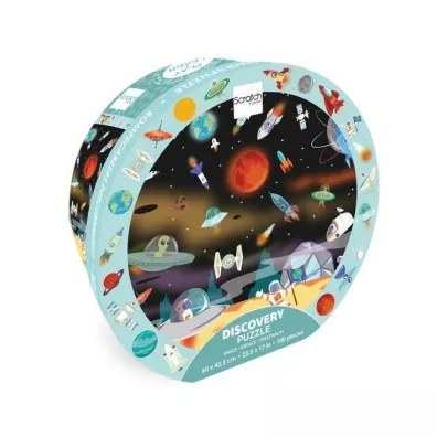 Puzzle obserwacyjne 150 el. Kosmos Scratch