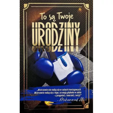 Yeku Karnet Urodziny Sporty Walki