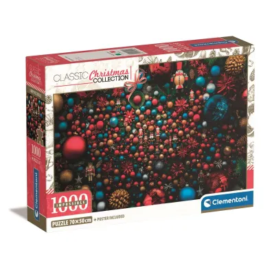 Puzzle 1000 el. Compact Impossible Christmas Collection Clementoni