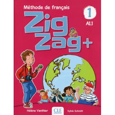 Zig Zag plus 1 A1.1 podr�cznik + CD CLE - Vanthier Helene