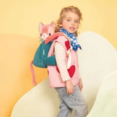 Lilliputiens Mikki plecak przytulanka Kotka Jeanne