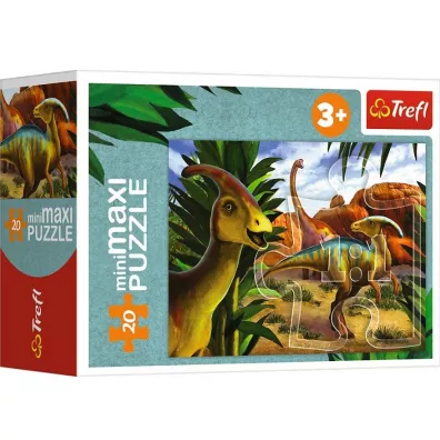 Puzzle 20 el. miniMAXI Poznaj �wiat dinozaur�w 2 Trefl
