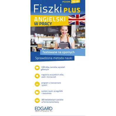 Fiszki plus. Angielski w pracy. Poziom A2-B1