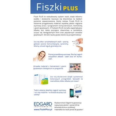 Fiszki plus. Angielski w pracy. Poziom A2-B1