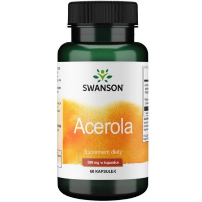 Swanson Acerola 500 mg - suplement diety 60 kaps.