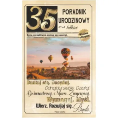 AbCard Kartka okoliczno�ciowa Urodziny 35 U74
