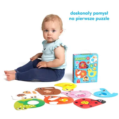 Pierwsze puzzle Maluszki Bright Junior Media