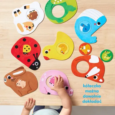 Pierwsze puzzle Maluszki Bright Junior Media