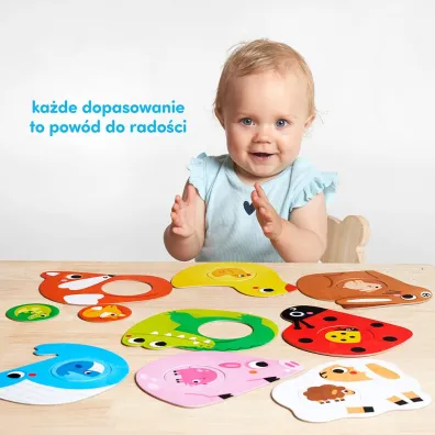 Pierwsze puzzle Maluszki Bright Junior Media