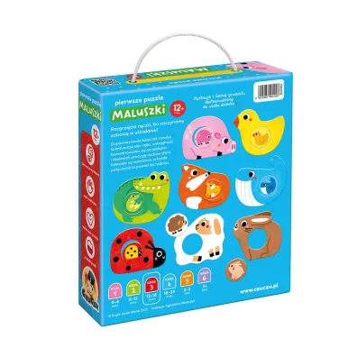 Pierwsze puzzle Maluszki Bright Junior Media
