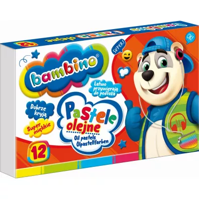 St. Majewski Pastele olejne Bambino 12 szt.