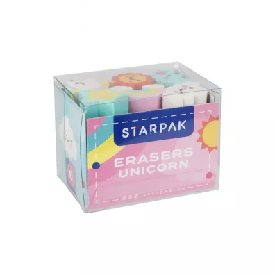 Gumka do mazania Unicorn op.6 szt. STARPAK 538826