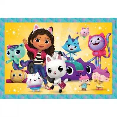 Puzzle 24 el. Maxi SuperColor. Koci Domek Gabi Clementoni