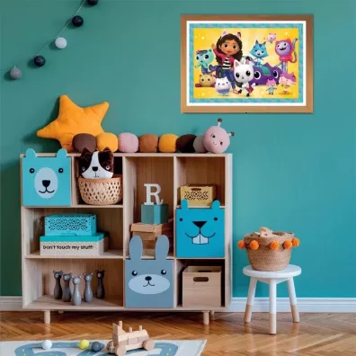 Puzzle 24 el. Maxi SuperColor. Koci Domek Gabi Clementoni