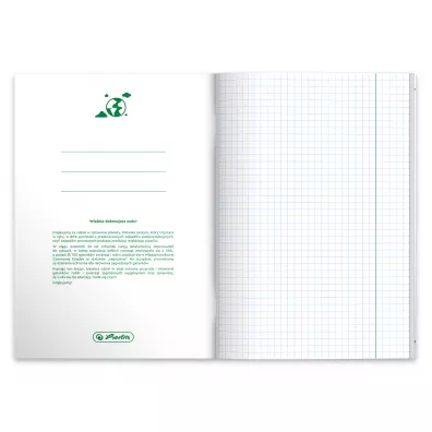 Herlitz Zeszyt A5 Eco PP Chemia kratka 60 kartek
