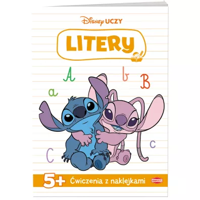 Disney uczy. Stich. wiczenia z naklejkami. Litery