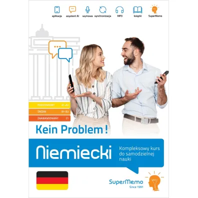 Niemiecki. Kein Problem! Kompleksowy kurs do samodzielnej nauki. Poziom podstawowy A1-A2, �redni B1-B2 i zaawansowany C1 - Waldemar Trambacz