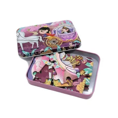Puzzle 35 el. w metalowym pude�ku Adar