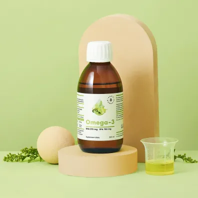 Aura Herbals Omega-3 Suplement diety 200 ml